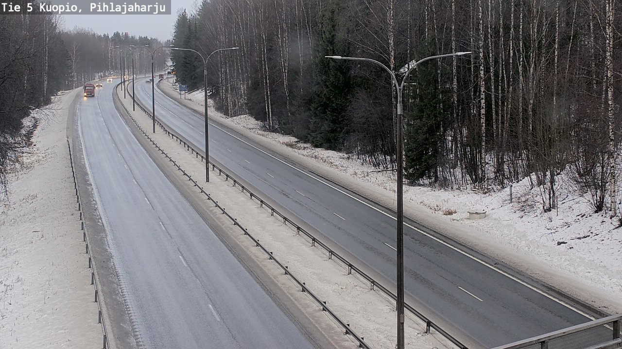 Weather Camera Image Road 5 Kuopio, Pihlajaharju, Kuopio, Pohjois-Savo