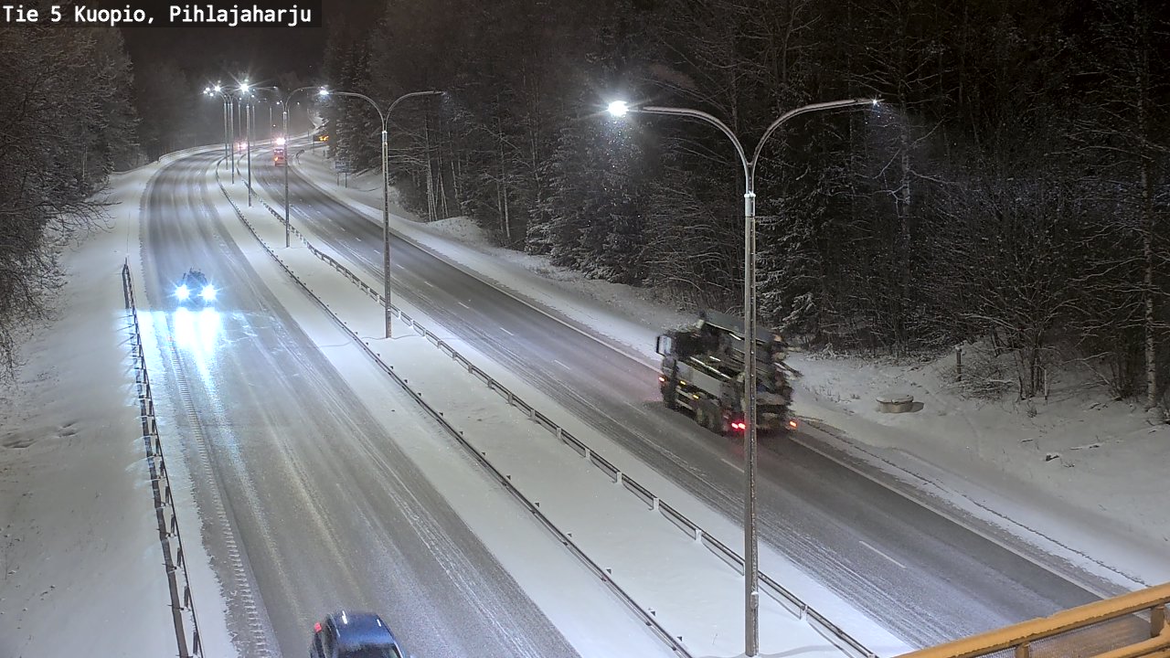Kelikamerat Kuva Tie 5 Kuopio, Pihlajaharju, Kuopio, Pohjois-Savo