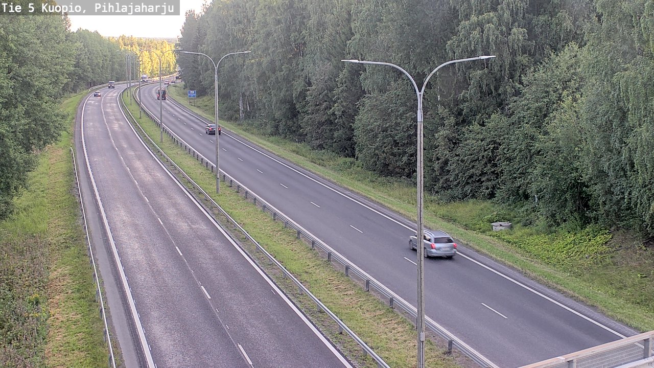 Weather Camera Image Väg 5 Kuopio, Pihlajaharju, Kuopio, Pohjois-Savo