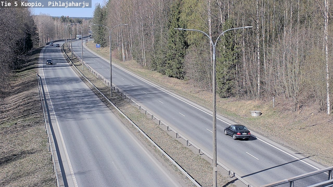 Kelikamerat Kuva Tie 5 Kuopio, Pihlajaharju, Kuopio, Pohjois-Savo