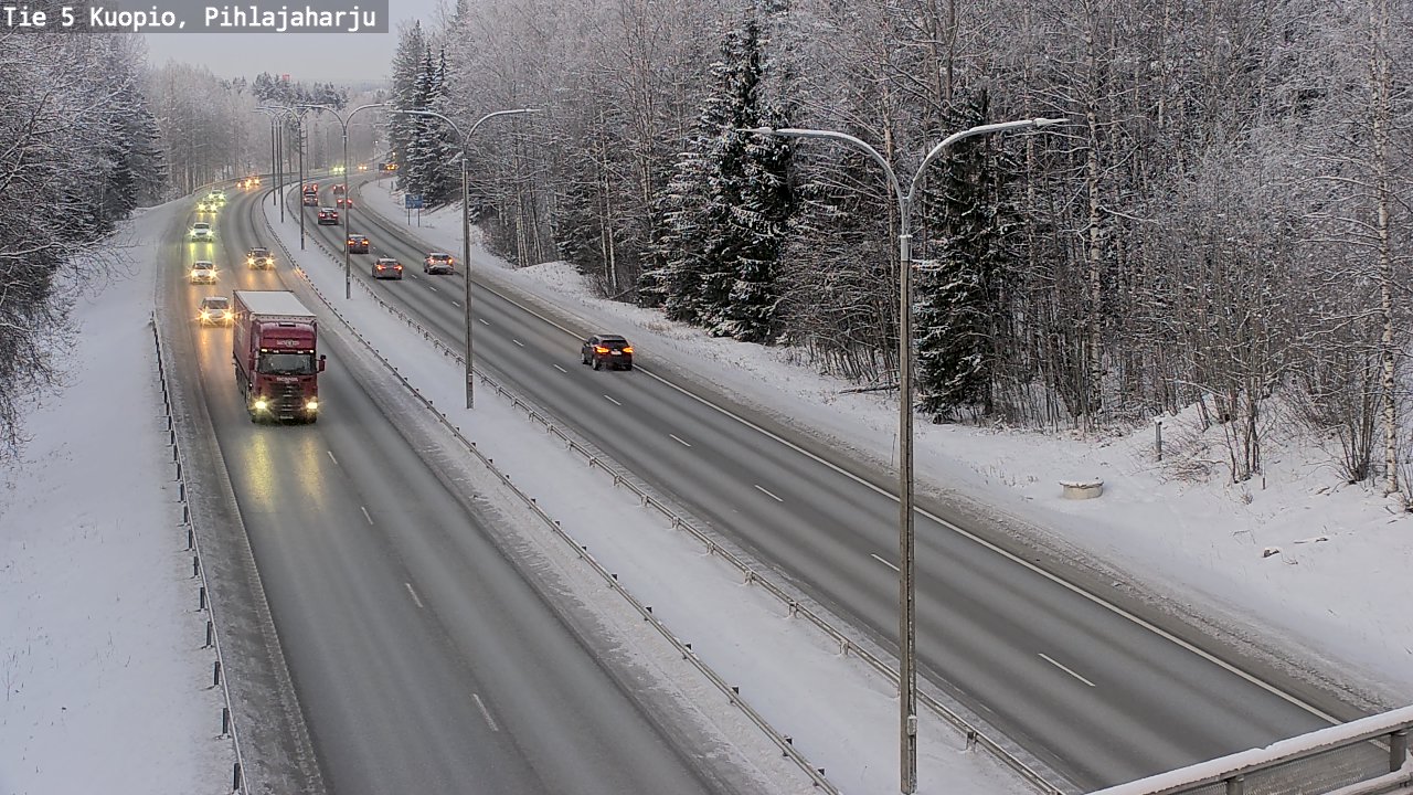 Kelikamerat Kuva Tie 5 Kuopio, Pihlajaharju, Kuopio, Pohjois-Savo