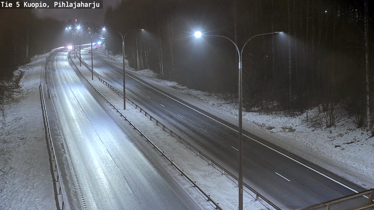 Weather Camera Image Road 5 Kuopio, Pihlajaharju, Kuopio, Pohjois-Savo