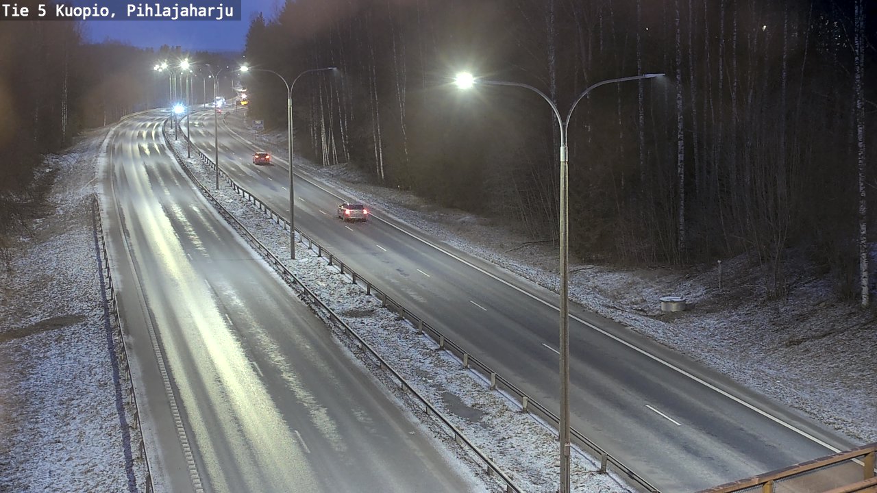 Kelikamerat Kuva Tie 5 Kuopio, Pihlajaharju, Kuopio, Pohjois-Savo