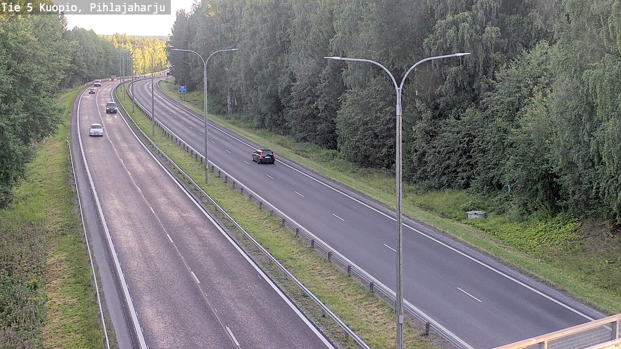 Weather Camera Image Väg 5 Kuopio, Pihlajaharju, Kuopio, Pohjois-Savo