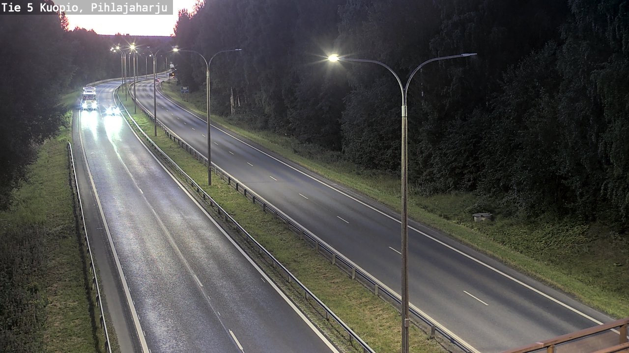 Kelikamerat Kuva Tie 5 Kuopio, Pihlajaharju, Kuopio, Pohjois-Savo