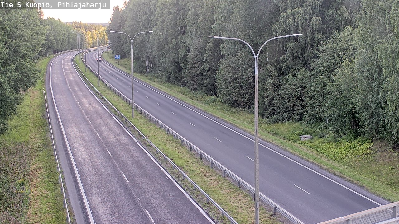 Weather Camera Image Väg 5 Kuopio, Pihlajaharju, Kuopio, Pohjois-Savo