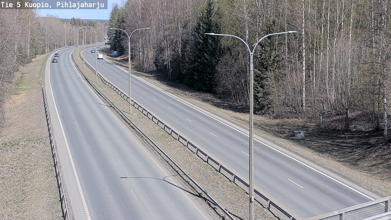 Kelikamerat Kuva Tie 5 Kuopio, Pihlajaharju, Kuopio, Pohjois-Savo