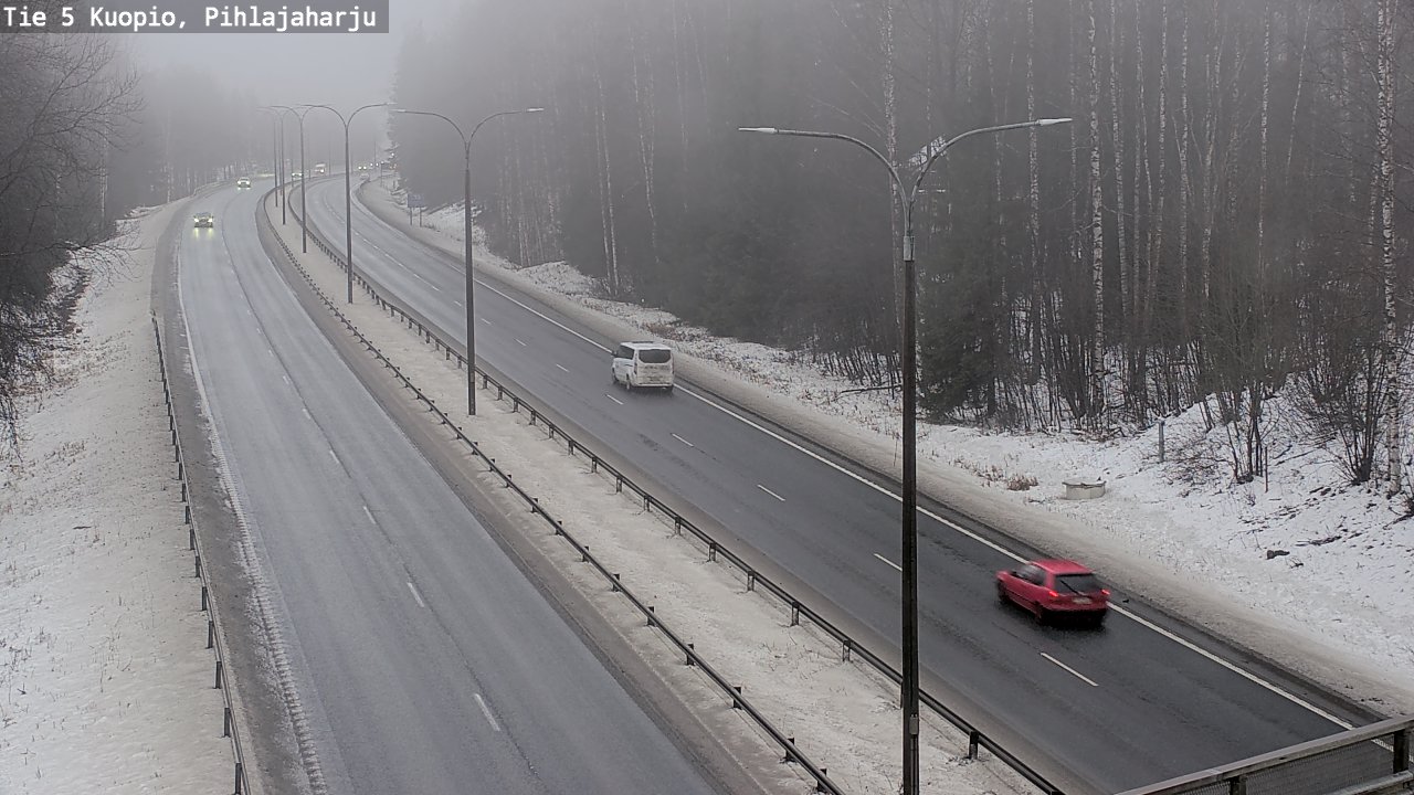 Weather Camera Image Road 5 Kuopio, Pihlajaharju, Kuopio, Pohjois-Savo