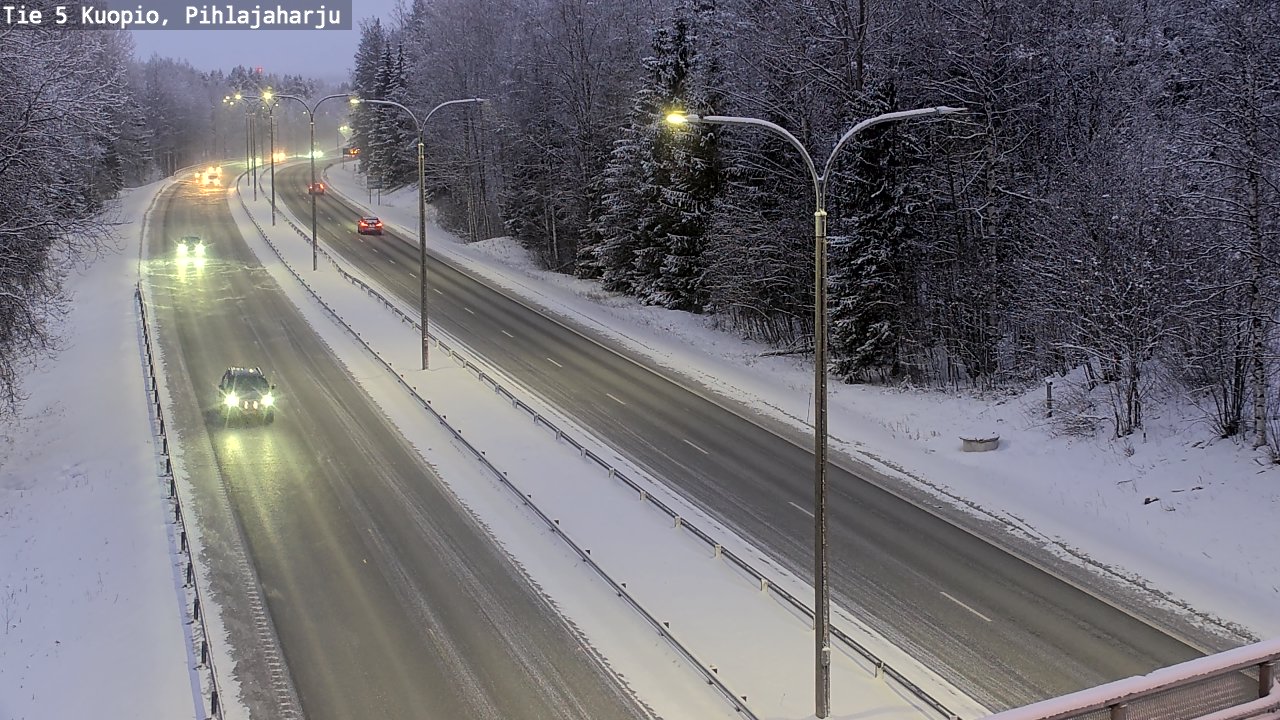 Kelikamerat Kuva Tie 5 Kuopio, Pihlajaharju, Kuopio, Pohjois-Savo