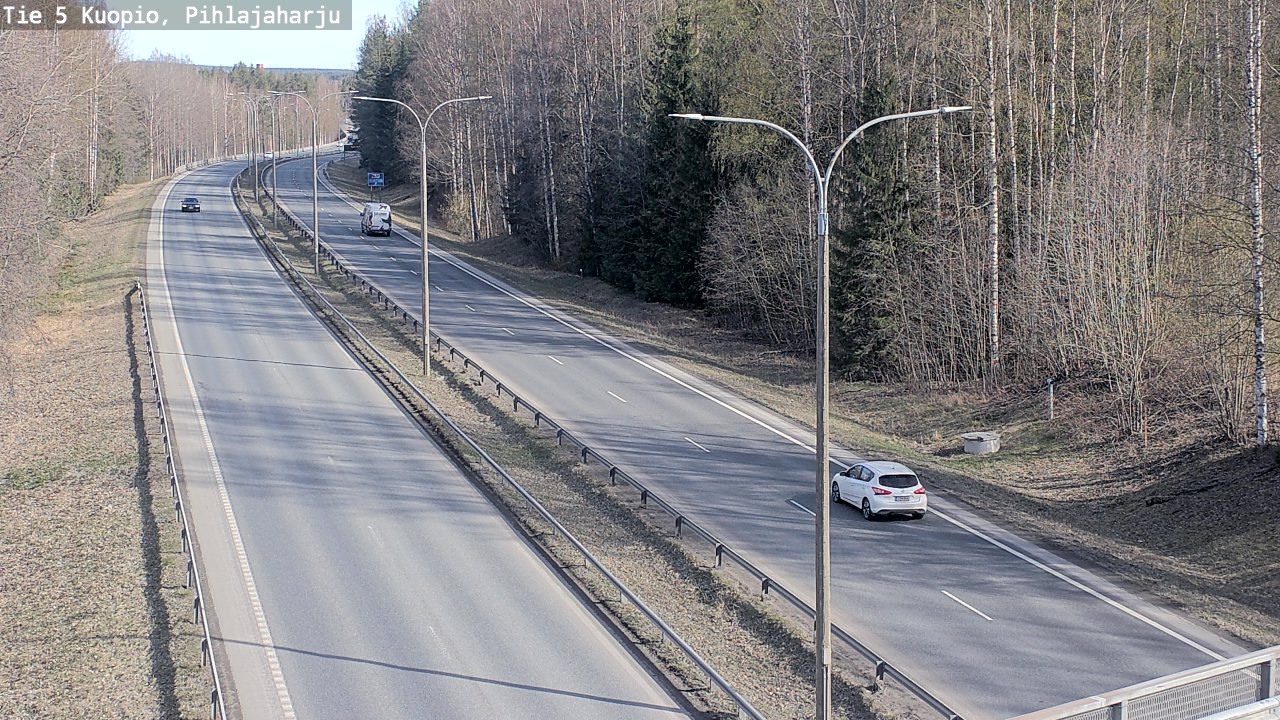 Kelikamerat Kuva Tie 5 Kuopio, Pihlajaharju, Kuopio, Pohjois-Savo