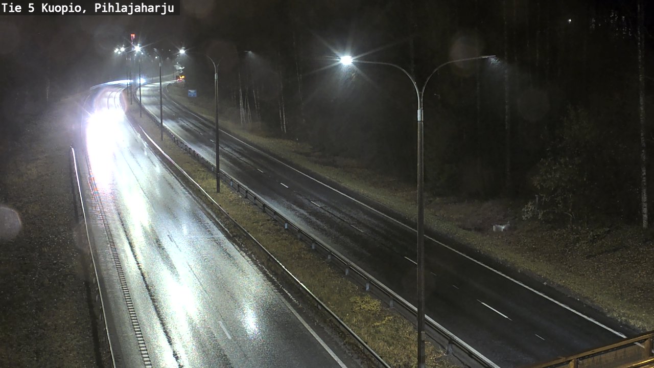Weather Camera Image Road 5 Kuopio, Pihlajaharju, Kuopio, Pohjois-Savo