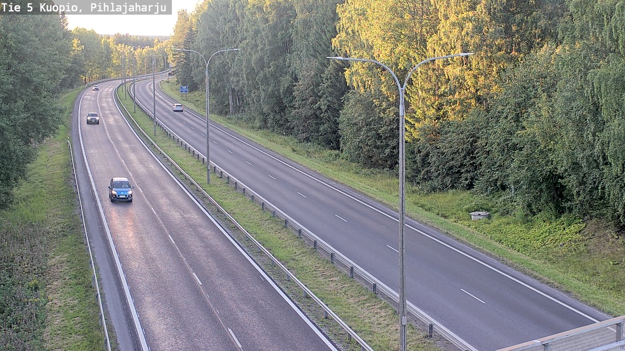 Kelikamerat Kuva Tie 5 Kuopio, Pihlajaharju, Kuopio, Pohjois-Savo