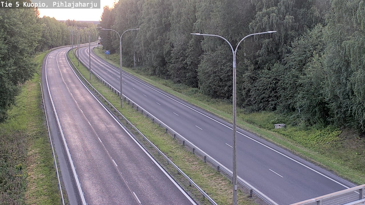 Kelikamerat Kuva Tie 5 Kuopio, Pihlajaharju, Kuopio, Pohjois-Savo
