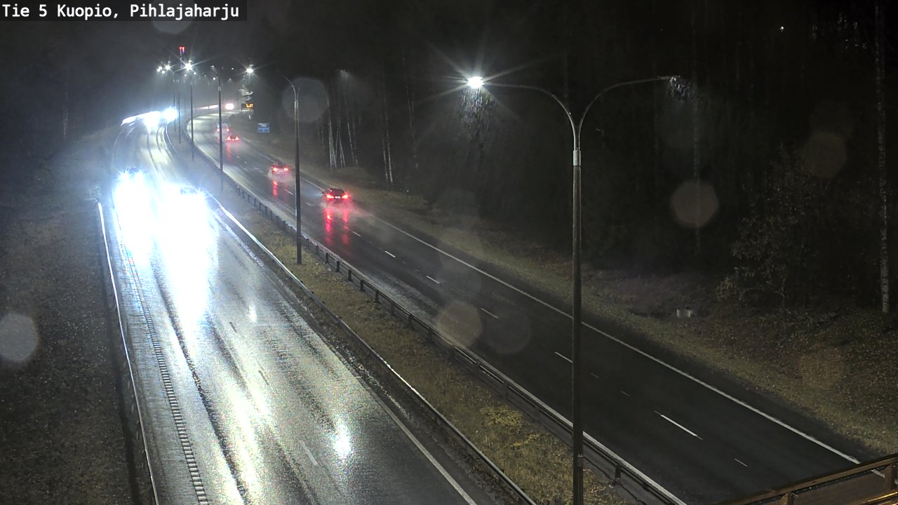 Weather Camera Image Väg 5 Kuopio, Pihlajaharju, Kuopio, Pohjois-Savo