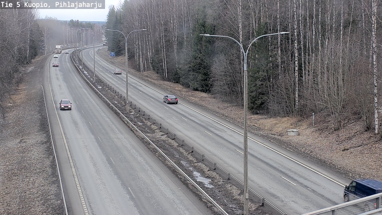 Kelikamerat Kuva Tie 5 Kuopio, Pihlajaharju, Kuopio, Pohjois-Savo
