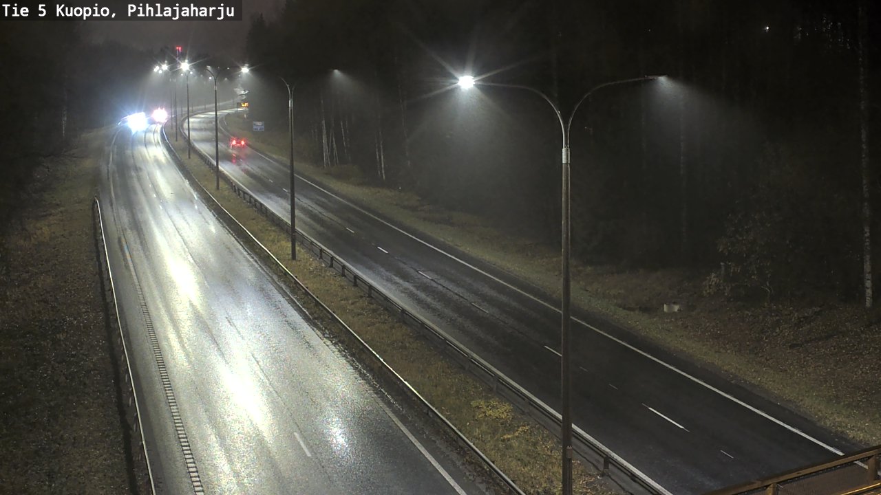 Weather Camera Image Road 5 Kuopio, Pihlajaharju, Kuopio, Pohjois-Savo