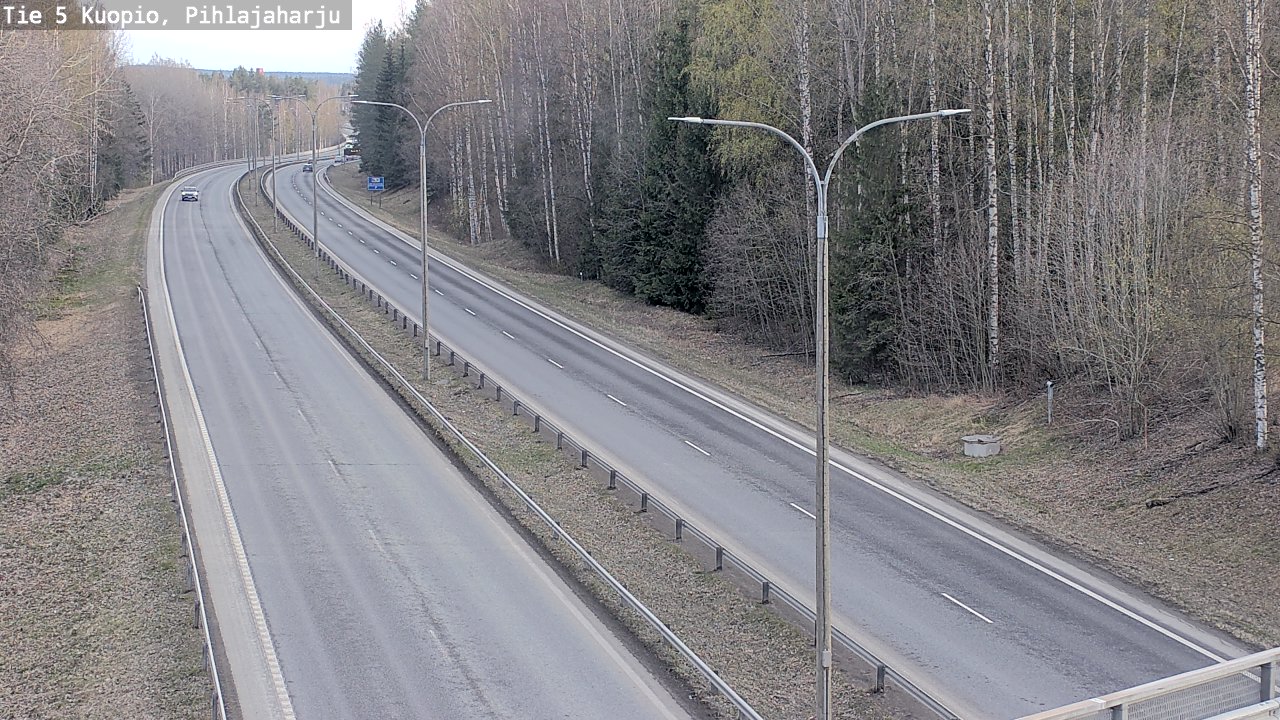 Kelikamerat Kuva Tie 5 Kuopio, Pihlajaharju, Kuopio, Pohjois-Savo
