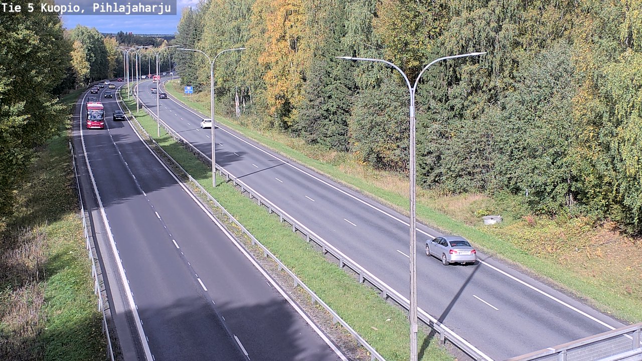 Weather Camera Image Road 5 Kuopio, Pihlajaharju, Kuopio, Pohjois-Savo