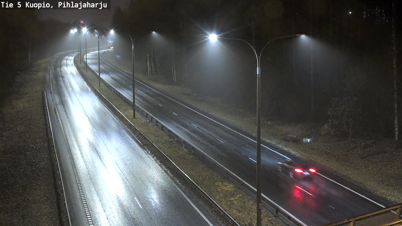 Weather Camera Image Road 5 Kuopio, Pihlajaharju, Kuopio, Pohjois-Savo