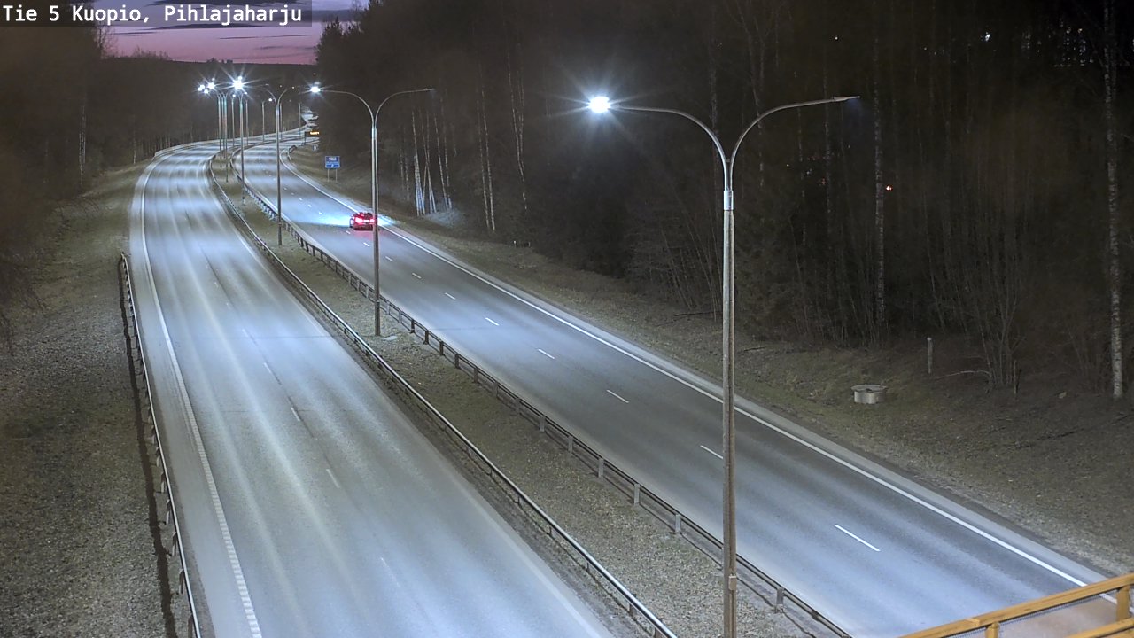 Kelikamerat Kuva Tie 5 Kuopio, Pihlajaharju, Kuopio, Pohjois-Savo