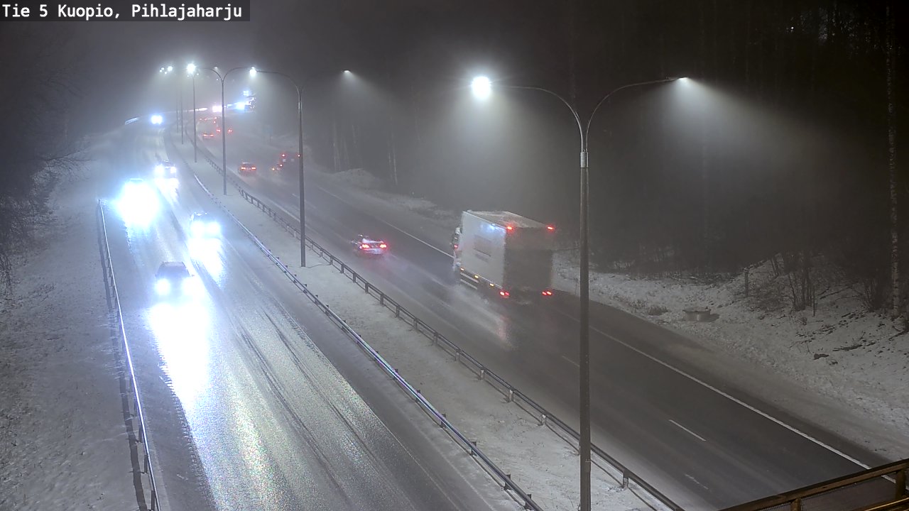 Weather Camera Image Road 5 Kuopio, Pihlajaharju, Kuopio, Pohjois-Savo