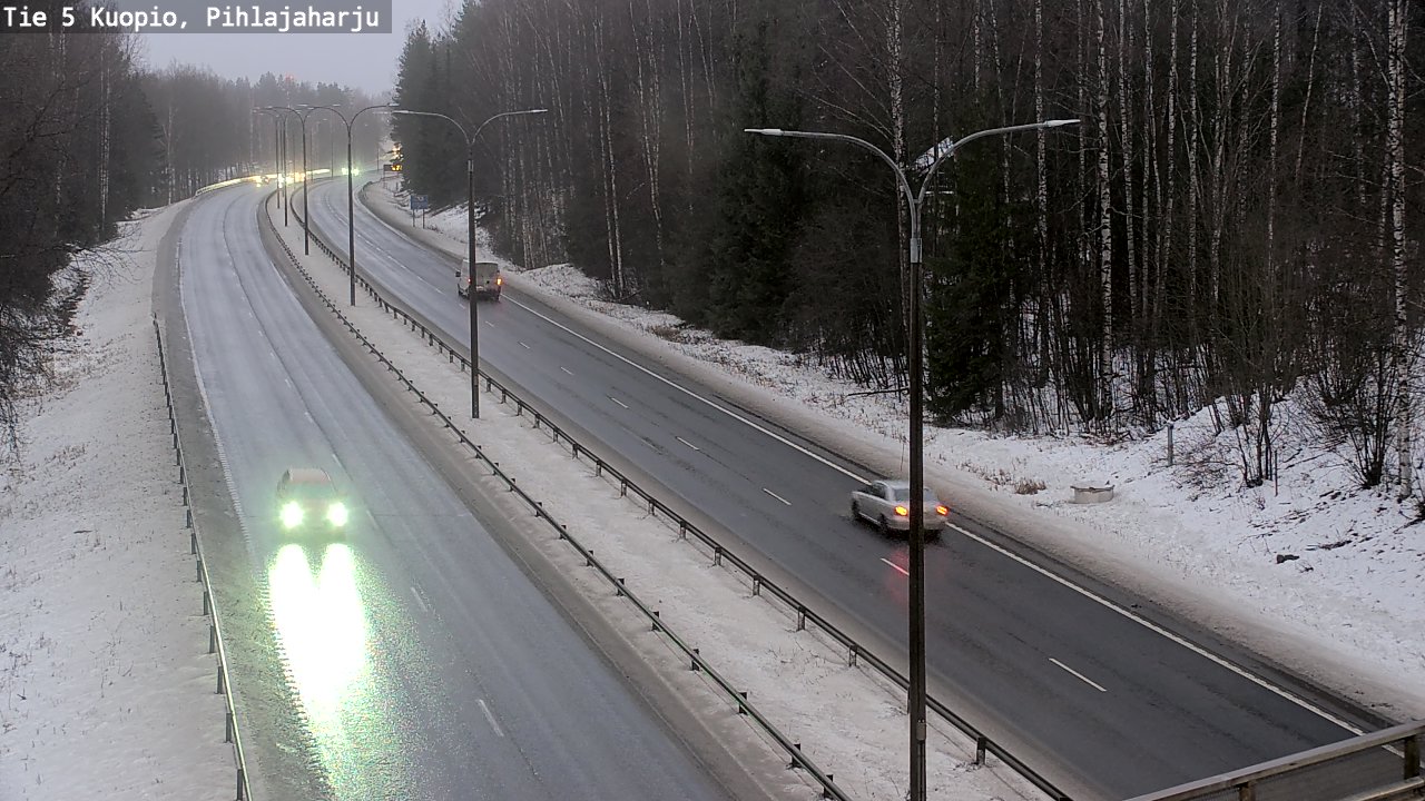 Weather Camera Image Road 5 Kuopio, Pihlajaharju, Kuopio, Pohjois-Savo