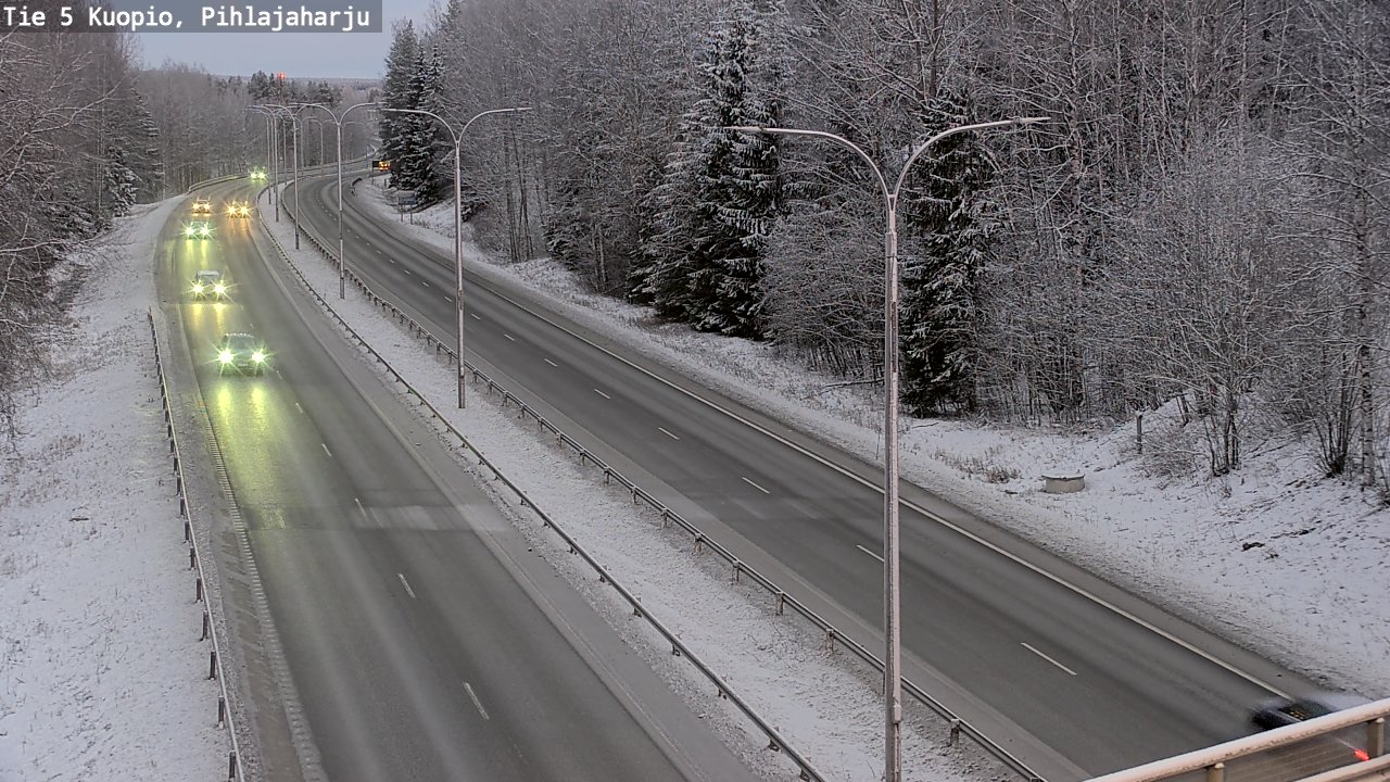 Kelikamerat Kuva Tie 5 Kuopio, Pihlajaharju, Kuopio, Pohjois-Savo