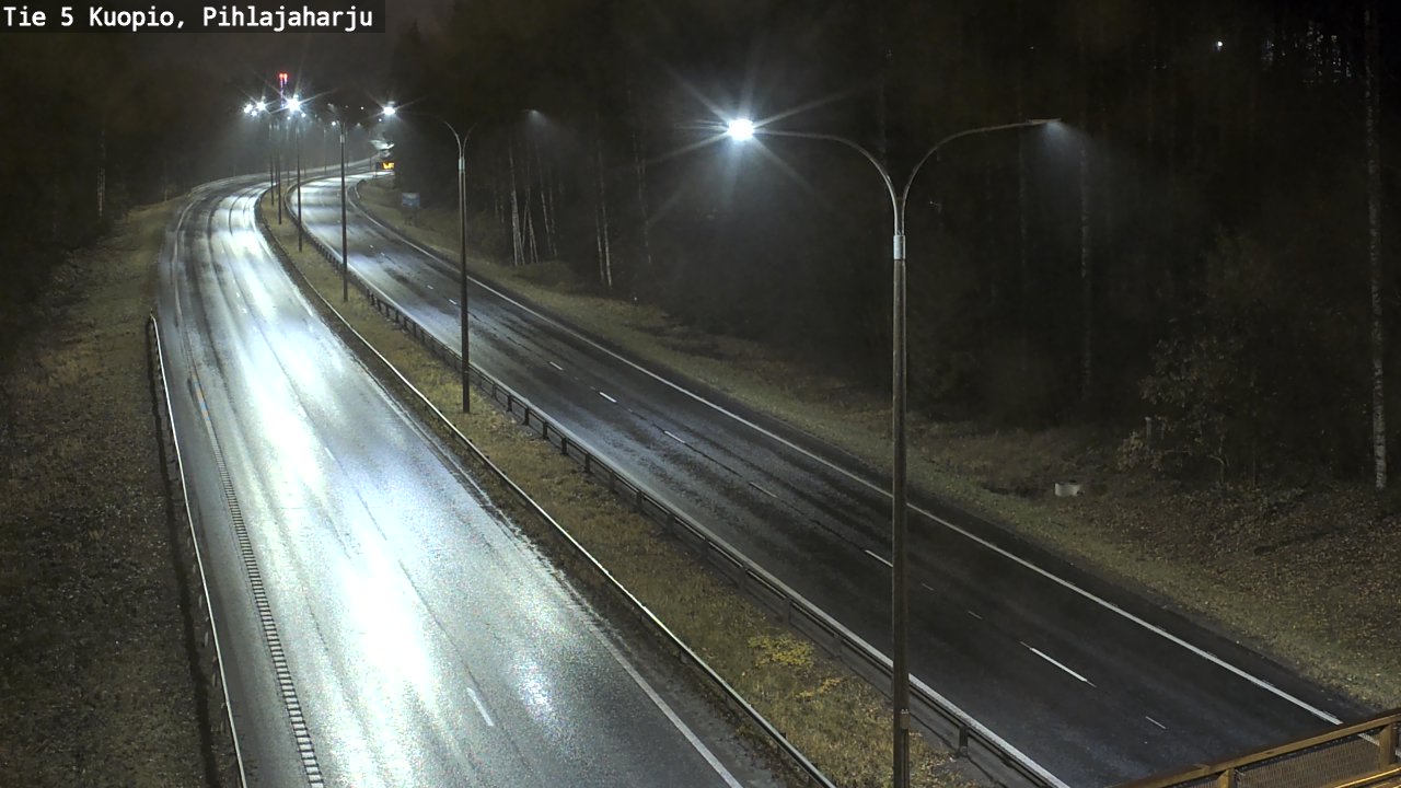 Weather Camera Image Road 5 Kuopio, Pihlajaharju, Kuopio, Pohjois-Savo