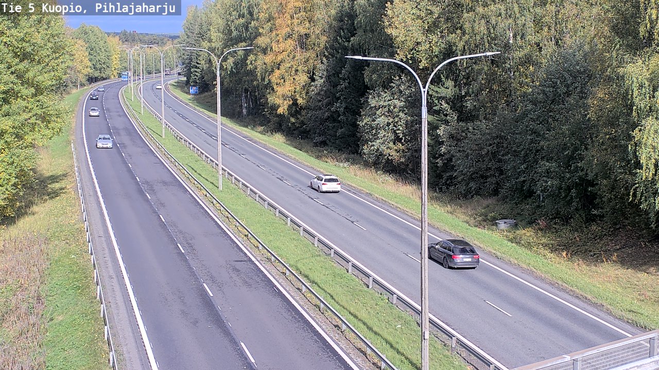 Weather Camera Image Road 5 Kuopio, Pihlajaharju, Kuopio, Pohjois-Savo