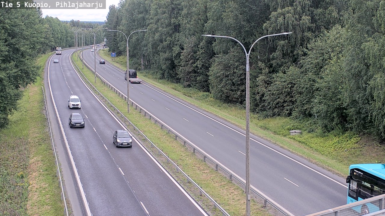 Weather Camera Image Väg 5 Kuopio, Pihlajaharju, Kuopio, Pohjois-Savo