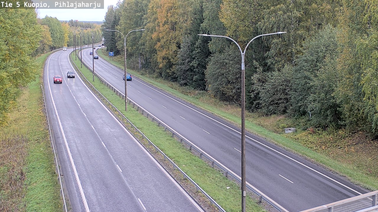 Weather Camera Image Road 5 Kuopio, Pihlajaharju, Kuopio, Pohjois-Savo