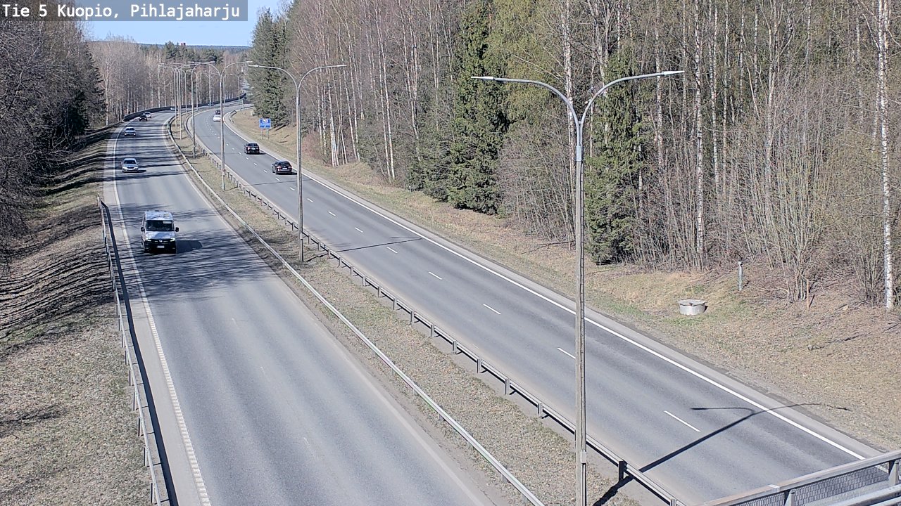 Kelikamerat Kuva Tie 5 Kuopio, Pihlajaharju, Kuopio, Pohjois-Savo