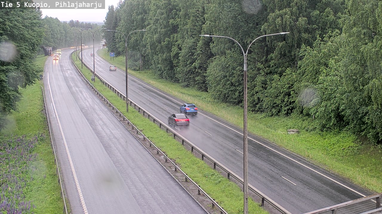 Kelikamerat Kuva Tie 5 Kuopio, Pihlajaharju, Kuopio, Pohjois-Savo