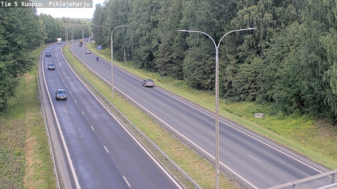 Kelikamerat Kuva Tie 5 Kuopio, Pihlajaharju, Kuopio, Pohjois-Savo