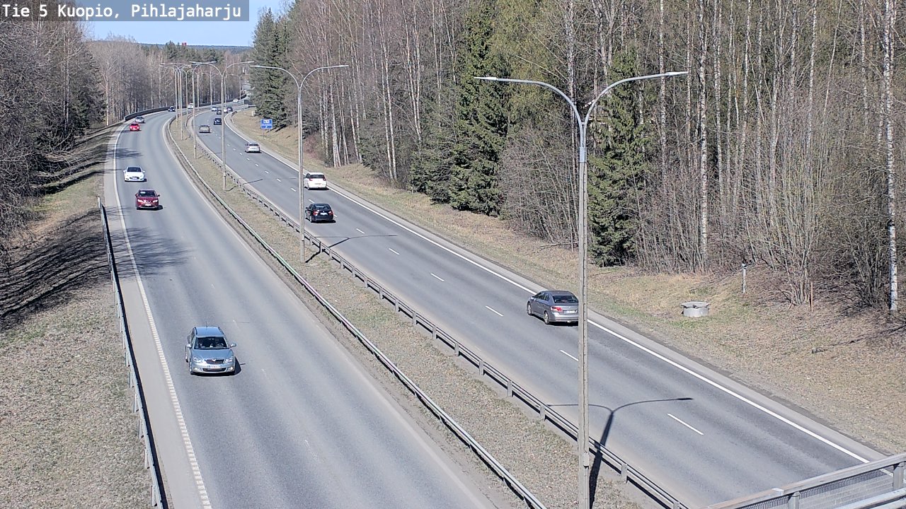 Kelikamerat Kuva Tie 5 Kuopio, Pihlajaharju, Kuopio, Pohjois-Savo