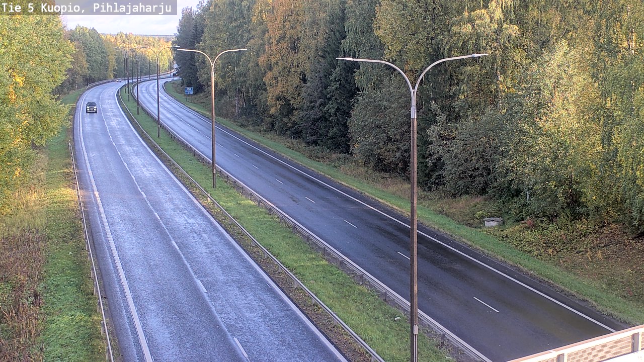 Kelikamerat Kuva Tie 5 Kuopio, Pihlajaharju, Kuopio, Pohjois-Savo