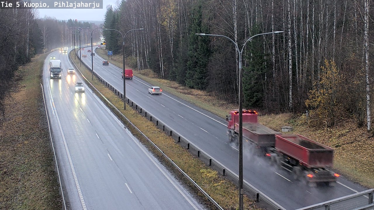 Weather Camera Image Väg 5 Kuopio, Pihlajaharju, Kuopio, Pohjois-Savo