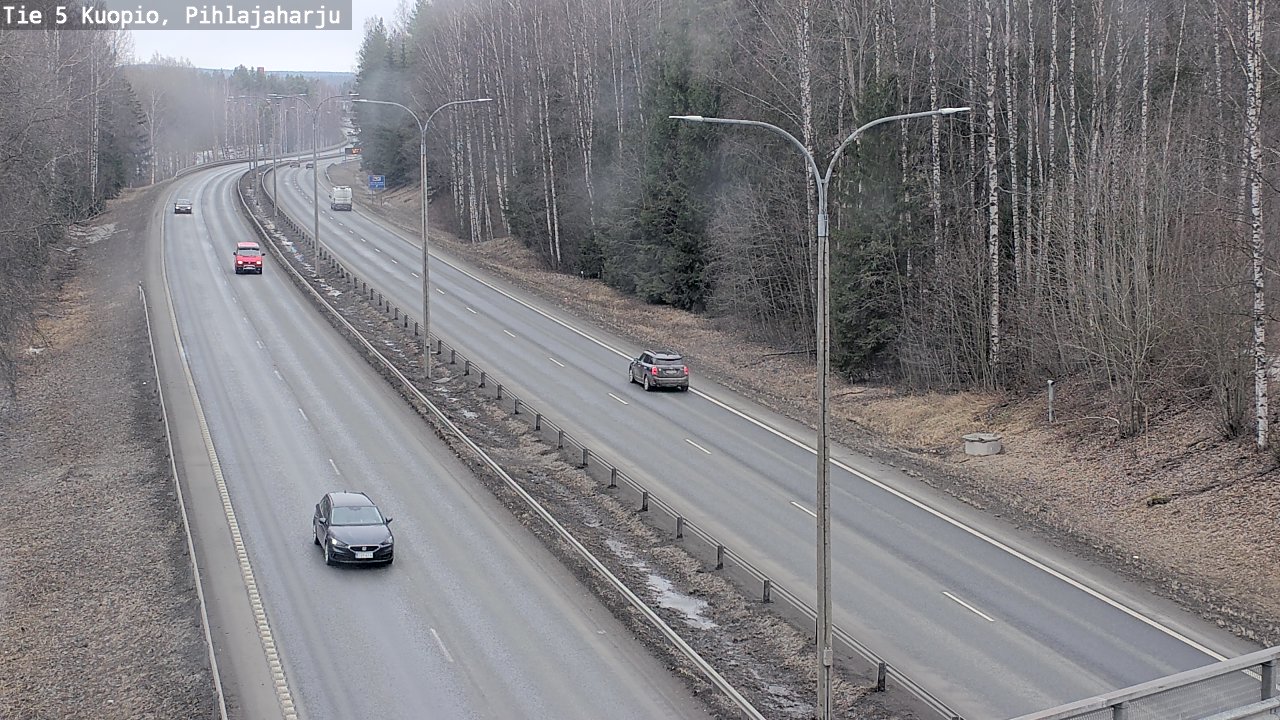 Kelikamerat Kuva Tie 5 Kuopio, Pihlajaharju, Kuopio, Pohjois-Savo