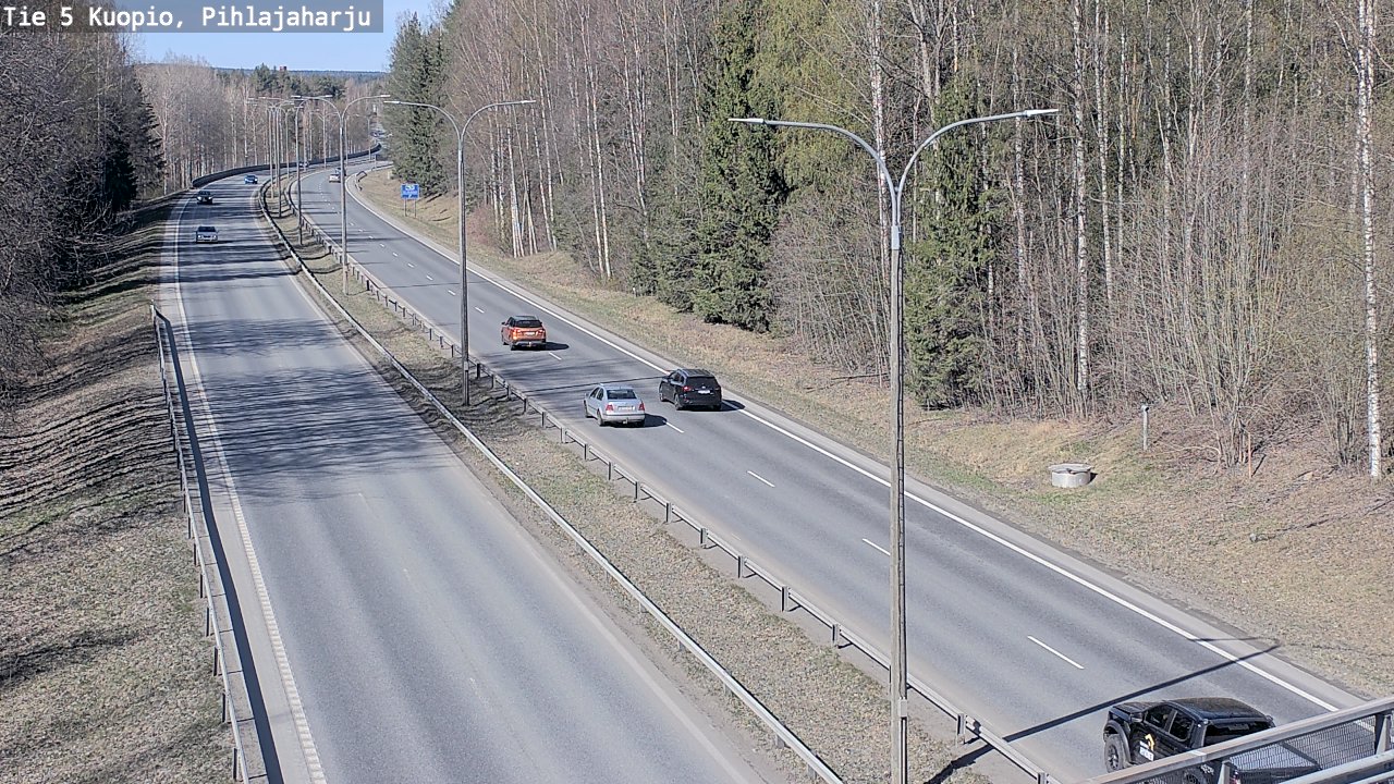 Kelikamerat Kuva Tie 5 Kuopio, Pihlajaharju, Kuopio, Pohjois-Savo