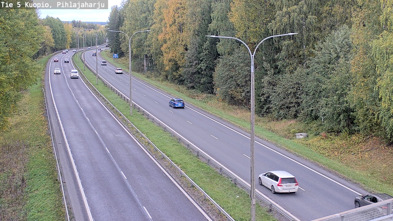 Weather Camera Image Road 5 Kuopio, Pihlajaharju, Kuopio, Pohjois-Savo