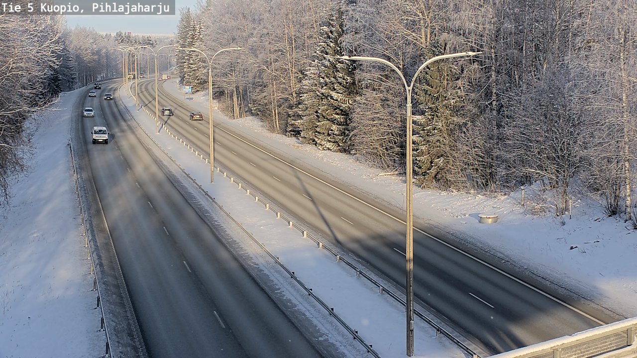 Kelikamerat Kuva Tie 5 Kuopio, Pihlajaharju, Kuopio, Pohjois-Savo