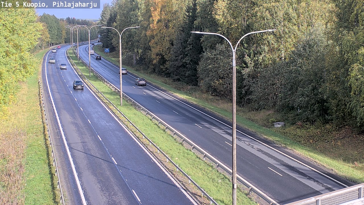 Weather Camera Image Road 5 Kuopio, Pihlajaharju, Kuopio, Pohjois-Savo