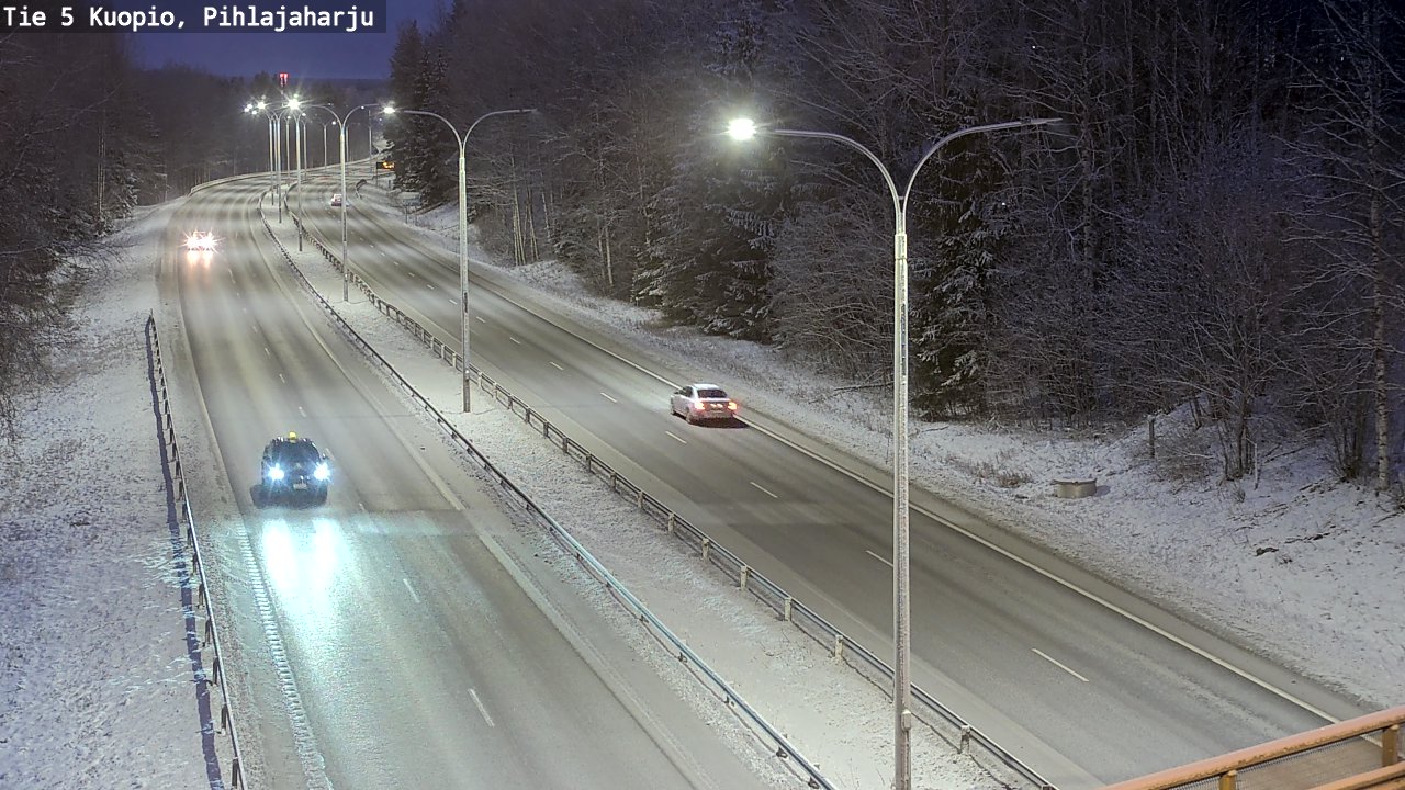 Kelikamerat Kuva Tie 5 Kuopio, Pihlajaharju, Kuopio, Pohjois-Savo