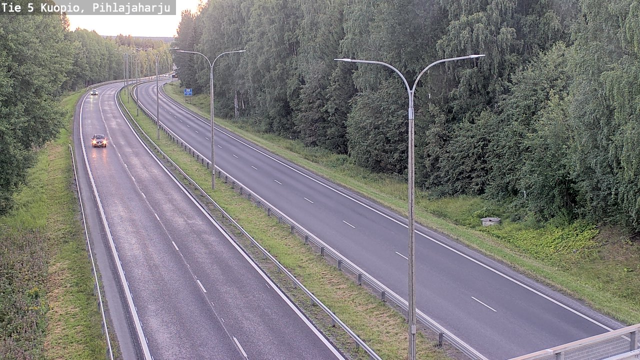 Weather Camera Image Väg 5 Kuopio, Pihlajaharju, Kuopio, Pohjois-Savo