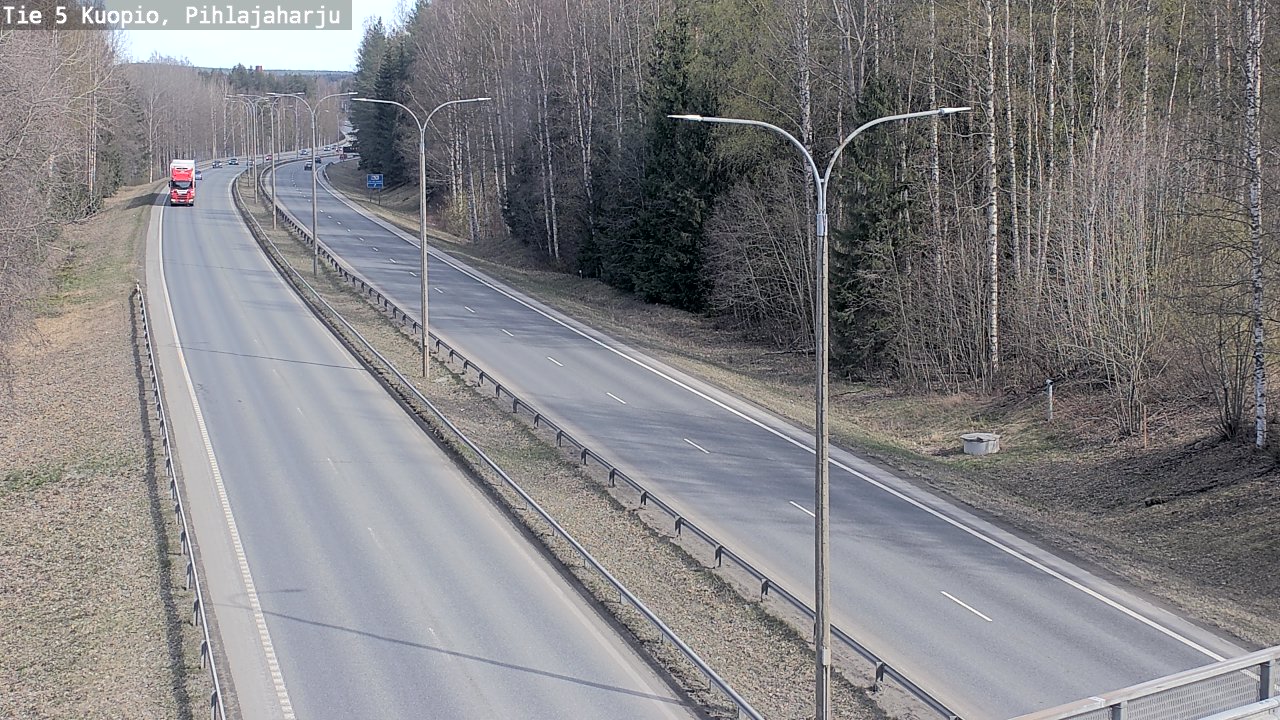 Kelikamerat Kuva Tie 5 Kuopio, Pihlajaharju, Kuopio, Pohjois-Savo