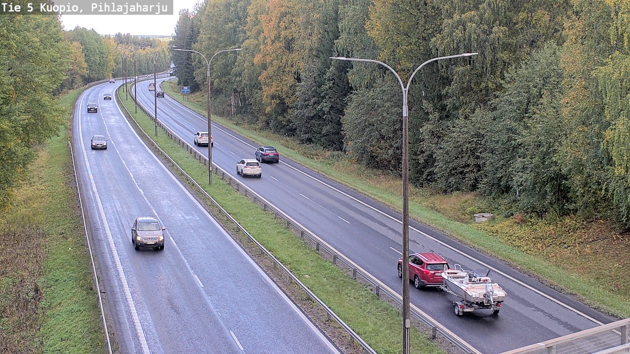 Kelikamerat Kuva Tie 5 Kuopio, Pihlajaharju, Kuopio, Pohjois-Savo