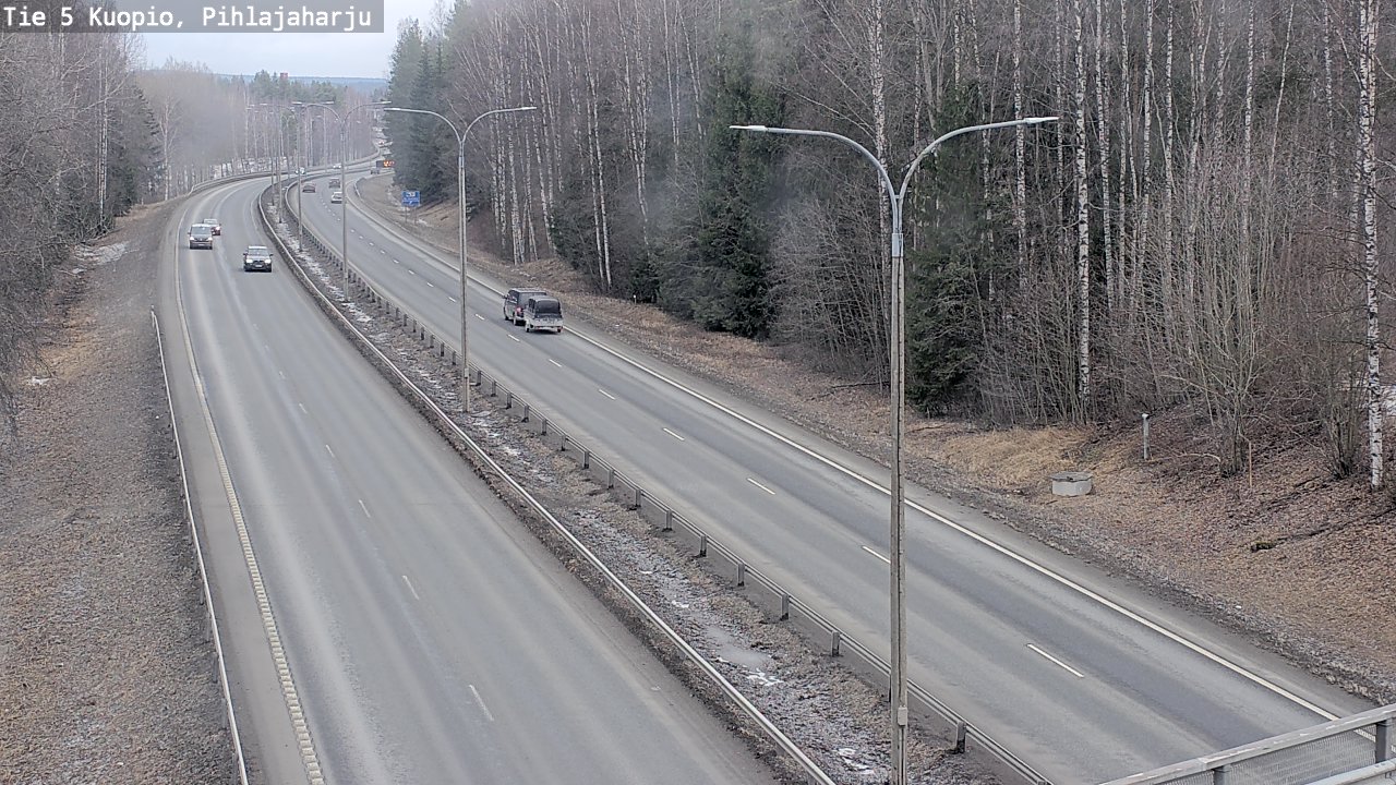 Kelikamerat Kuva Tie 5 Kuopio, Pihlajaharju, Kuopio, Pohjois-Savo