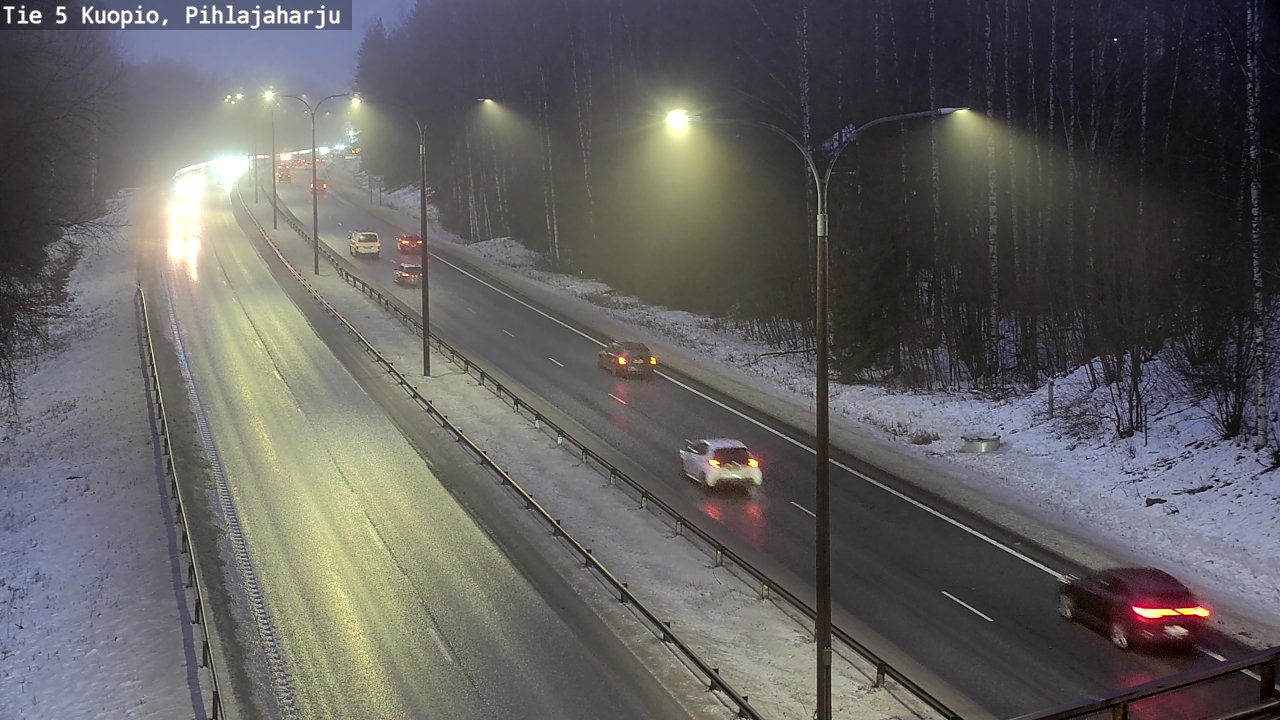 Weather Camera Image Road 5 Kuopio, Pihlajaharju, Kuopio, Pohjois-Savo