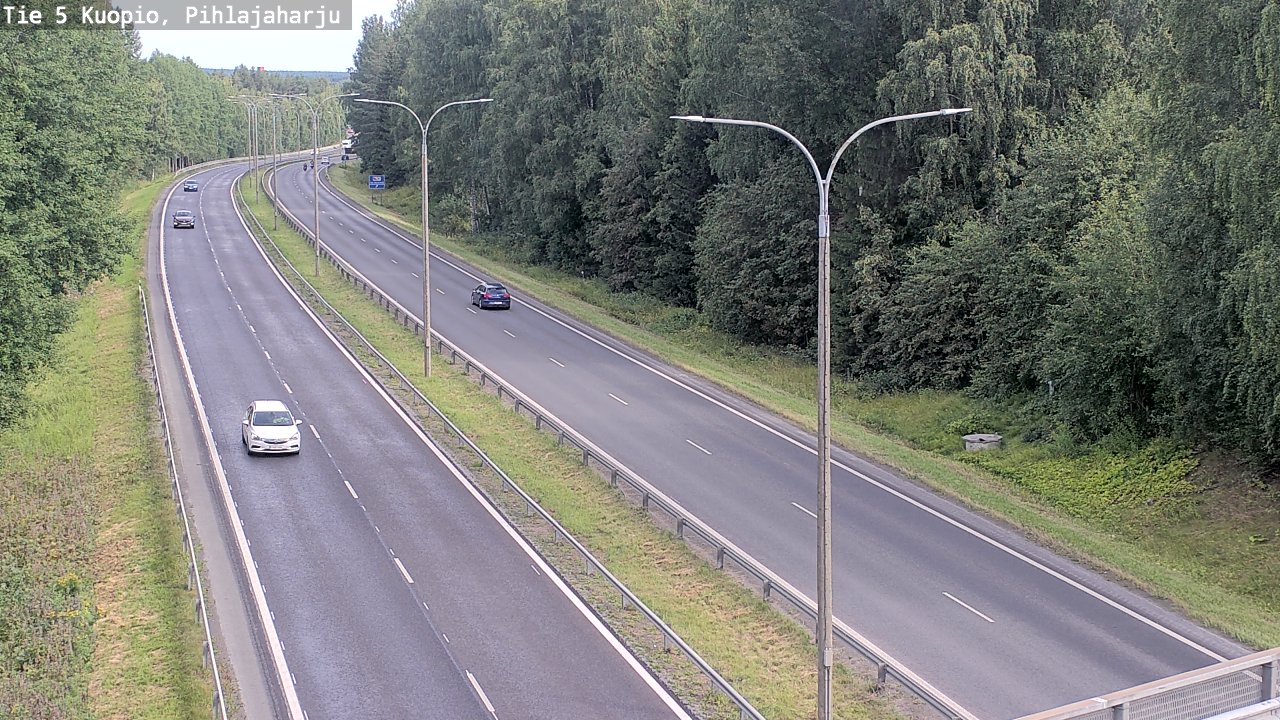 Weather Camera Image Väg 5 Kuopio, Pihlajaharju, Kuopio, Pohjois-Savo