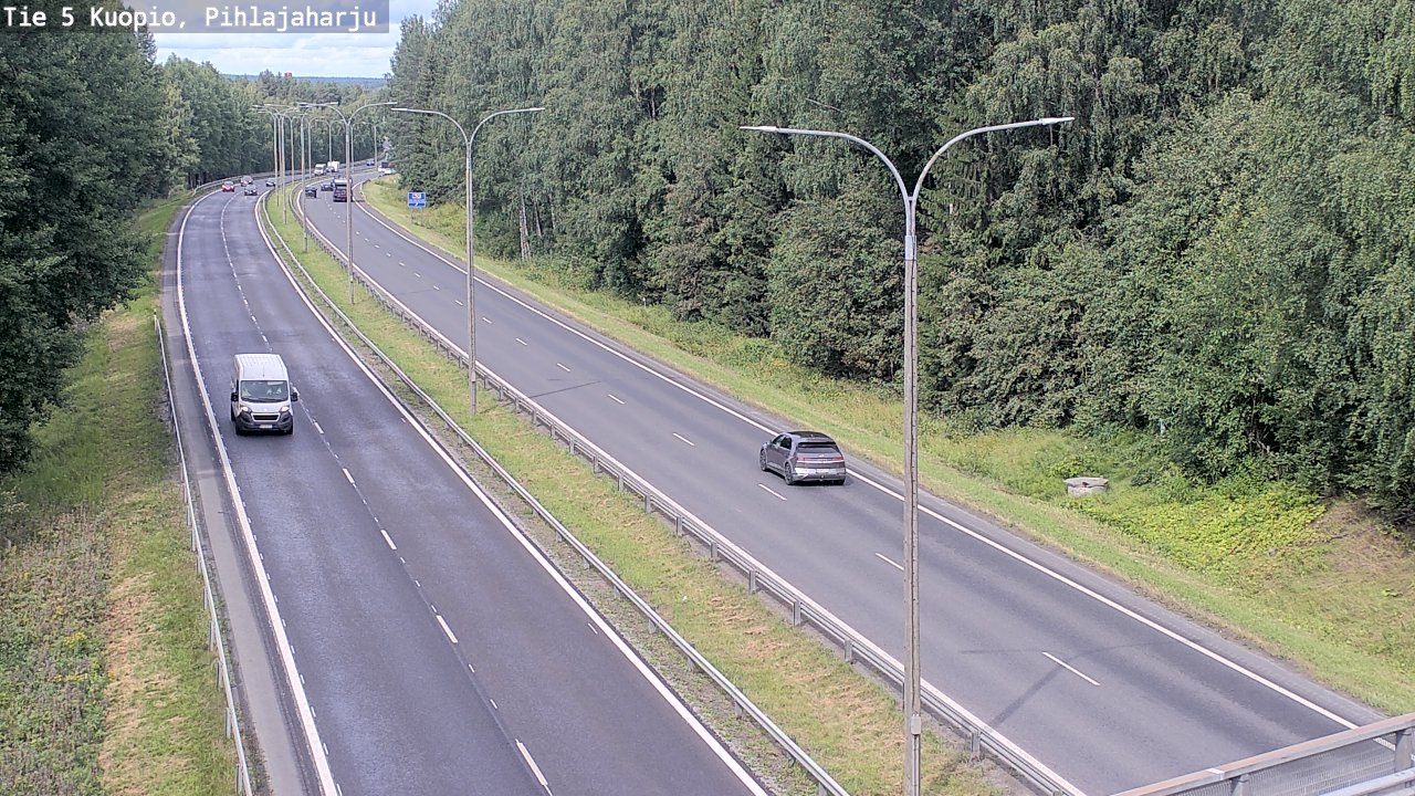 Weather Camera Image Road 5 Kuopio, Pihlajaharju, Kuopio, Pohjois-Savo